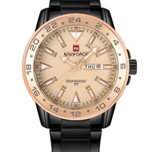 zegarek męski naviforce - nf9109 (zn064e) - rosegold/black
