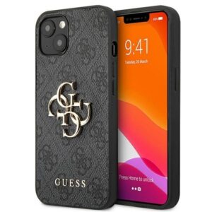 guess guhcp13s4gmggr iphone 13 mini 5,4" szary/grey hardcase 4g big metal logo