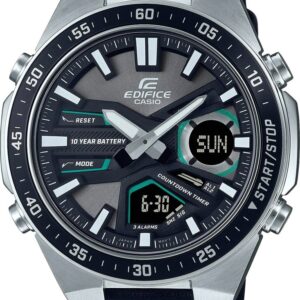 zegarek marki casio model efv-c1 kolor czarny. akcesoria męskie. sezon: cały rok