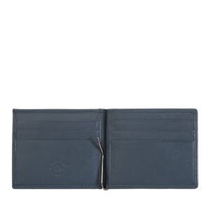 nuvola pelle money clip wallet for men in genuine leather with coin pocket and credit card slots