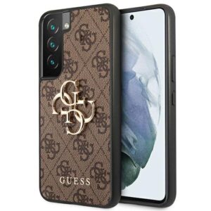 guess guhcs22s4gmgbr s901 s22 brązowy/brown hardcase 4g big metal logo
