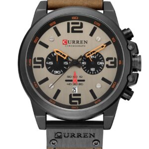 zegarek męski curren 8314 - chronograf (zc034b) + box