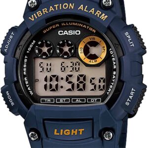 zegarek marki casio model w-735_m kolor niebieski. akcesoria męskie. sezon: cały rok