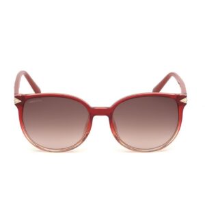 damskie okulary przeciwsłoneczne swarovski model sk0191-66f (szkło/zausznik/mostek) 55/15/150 mm)