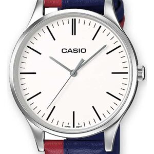 zegarek marki casio model mtp-e13_m kolor czerwony. akcesoria męskie. sezon: cały rok