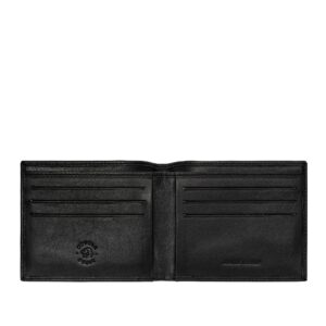 nuvola pelle slim wallet for men small thin bifold leather wallet with 6 card pockets