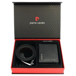 meski zestaw prezentowy skóra naturalna pierre cardin zg-ex-03