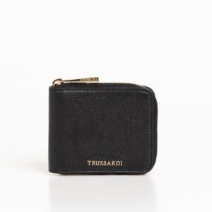 portfel marki trussardi model 76w00026 2y000024 kolor czarny. akcesoria damskie. sezon:
