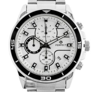 zegarek męski perfect ch02m - chronograf (zp356h) + box