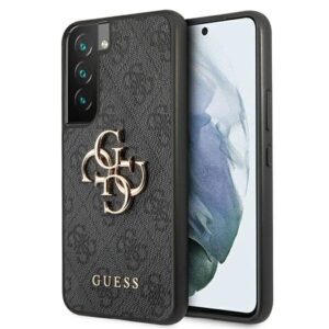 guess guhcs22s4gmggr s901 s22 szary/grey hardcase 4g big metal logo