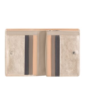 dudu rfid wallet for women genuine leather small ladies purse bifold zipper coin pocket and 7 card slots