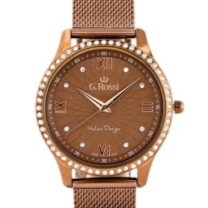 zegarek g. rossi - 6748b-2b3 (zg788e) brown + box