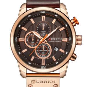 zegarek męski curren 8291 - chronograf (zc033b) + box