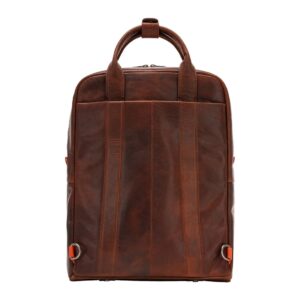 nuvola pelle laptop backpack leather for men elegant computer business travel bag two handles straps