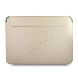 guess sleeve gucs13pusaslg 13" złoty /gold saffiano script