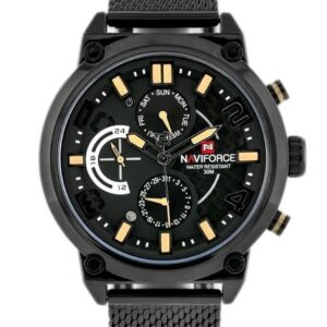 zegarek męski naviforce husler 2 (zn028c) - black/yellow