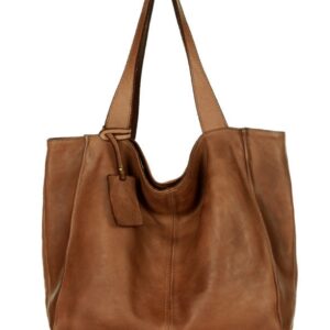 marco mazzini torebka miejski shopper bag skóra naturalna handmade brąz