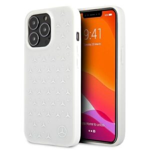 mercedes mehcp13lespwh iphone 13 pro / 13 6,1" biały/white hardcase silver stars pattern
