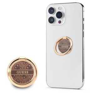 guess ring stand gurshg4sw brązowy/ brown 4g