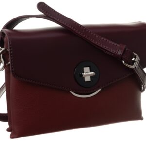 elegancka listonoszka z retro zapięciem i regulowanym paskiem — david jones
