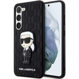 karl lagerfeld klhcs23ssaklhkpk s23 s911 hardcase czarny/black saffiano monogram ikonik