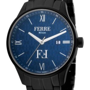 zegarek marki ferre milano model fm1g112m kolor czarny. akcesoria męskie. sezon: cały rok