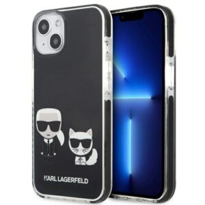 karl lagerfeld klhcp13stpekck iphone 13 mini 5,4" hardcase czarny/black karl&choupette