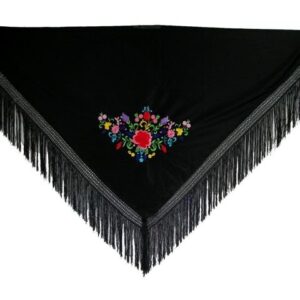 oryginalna hiszpańska husta flamenco pgn3928 (140 cm )