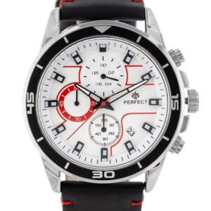 zegarek męski perfect ch02l - chronograf (zp351g) + box