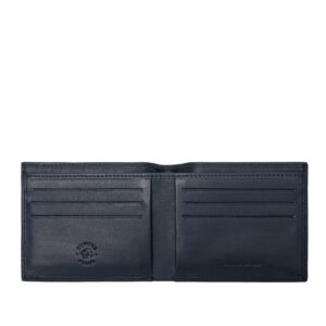 nuvola pelle slim wallet for men small thin bifold leather wallet with 6 card pockets