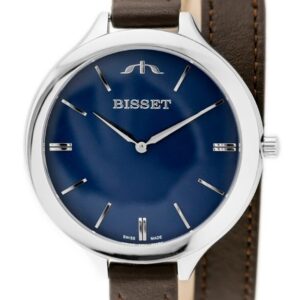 zegarek damski bisset bsae20 - (zb545e) - długi pasek