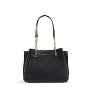 damska torebka z rączką michael kors model 35s0gxzs7lblk (34x22x14cm )