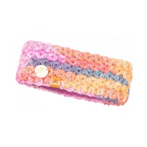 niezwykle ciepła opaska na głowę handmade