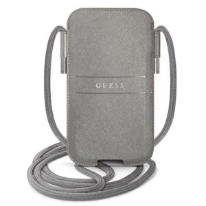 guess torebka guphlpsasbgr 6,7" szary/grey saffiano strap