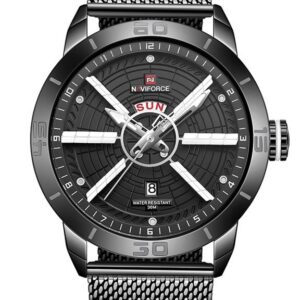 zegarek męski naviforce - nf9155 (zn092a) black + box