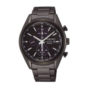 zegarek marki seiko model ssc773 kolor czarny. akcesoria męskie. sezon: cały rok