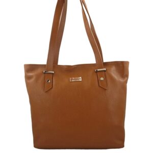 shopper bag - duże torebki miejskie - brązowe jasne