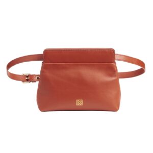 dudu waist bag leather for women with removable shoulder strap belt bag pochette and magnetic closure