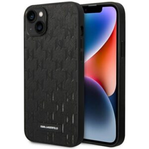 karl lagerfeld klhcp14msaklhpk iphone 14 plus 6,7" hardcase czarny/black saffiano mono metal logo