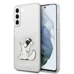karl lagerfeld klhcs22mcfnrc s22+ s906 hardcase transparent choupette eat