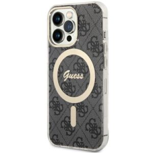 guess guhmp13lh4stk iphone 13 pro / 13 6.1" czarny/black hardcase 4g magsafe