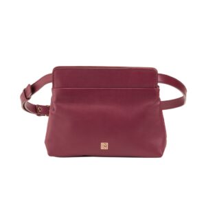 dudu waist bag leather for women with removable shoulder strap belt bag pochette and magnetic closure