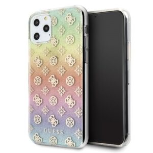 guess guhcn58peoml iphone 11 pro multicolor hard case iridescent 4g peony