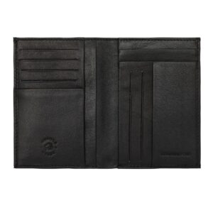 nuvola pelle leather mens bifold wallet minimalistyczny cienki design z uchwytami na karty i dokumenty