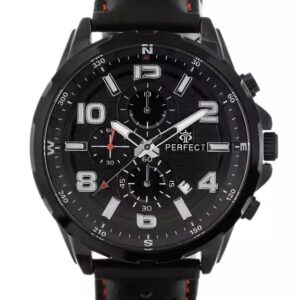 zegarek męski perfect ch05l - chronograf (zp353g) + box