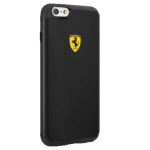 ferrari hardcase fesphcp6bk iphone 6/6s shockproof czarny/black