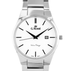 zegarek g. rossi - 8245b2-3c1 (zg259a) s./white + box
