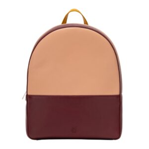 dudu womens backpack fashionable multicolour soft leather rucksuck daypack with double zip