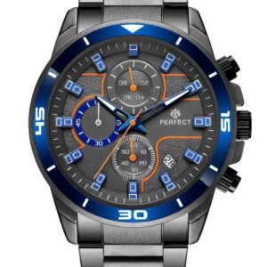 zegarek męski perfect ch02m - chronograf (zp356j) + box