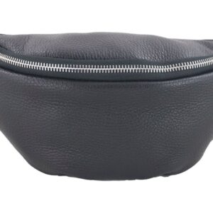 torebka damska saszetka / nerka - casual - czarna